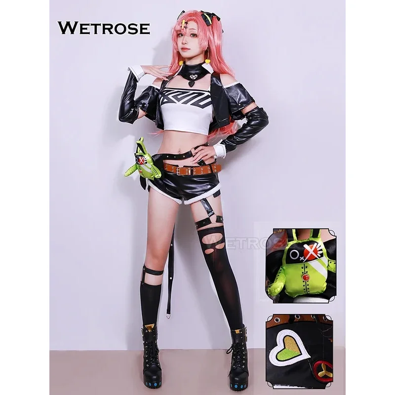 

a7d@【Wetrose】In Stock Nicole Cosplay Costume Demara ZZZ Zenless Zone Zero Full Set Wig Bunny Rabbit Nicole Demara Niko Halloween
