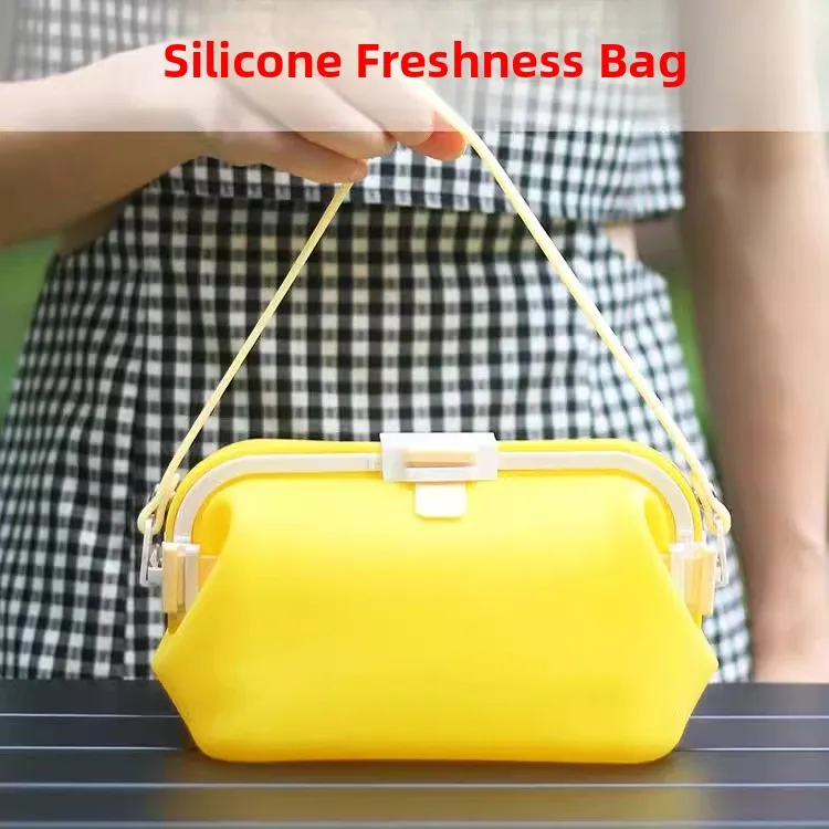 

Силиконовая сумка для хранения продуктов питания в аде, ручная коробка для завтрака с фруктами, сумка Sed, косметический купальник, силиконовая сумка для хранения