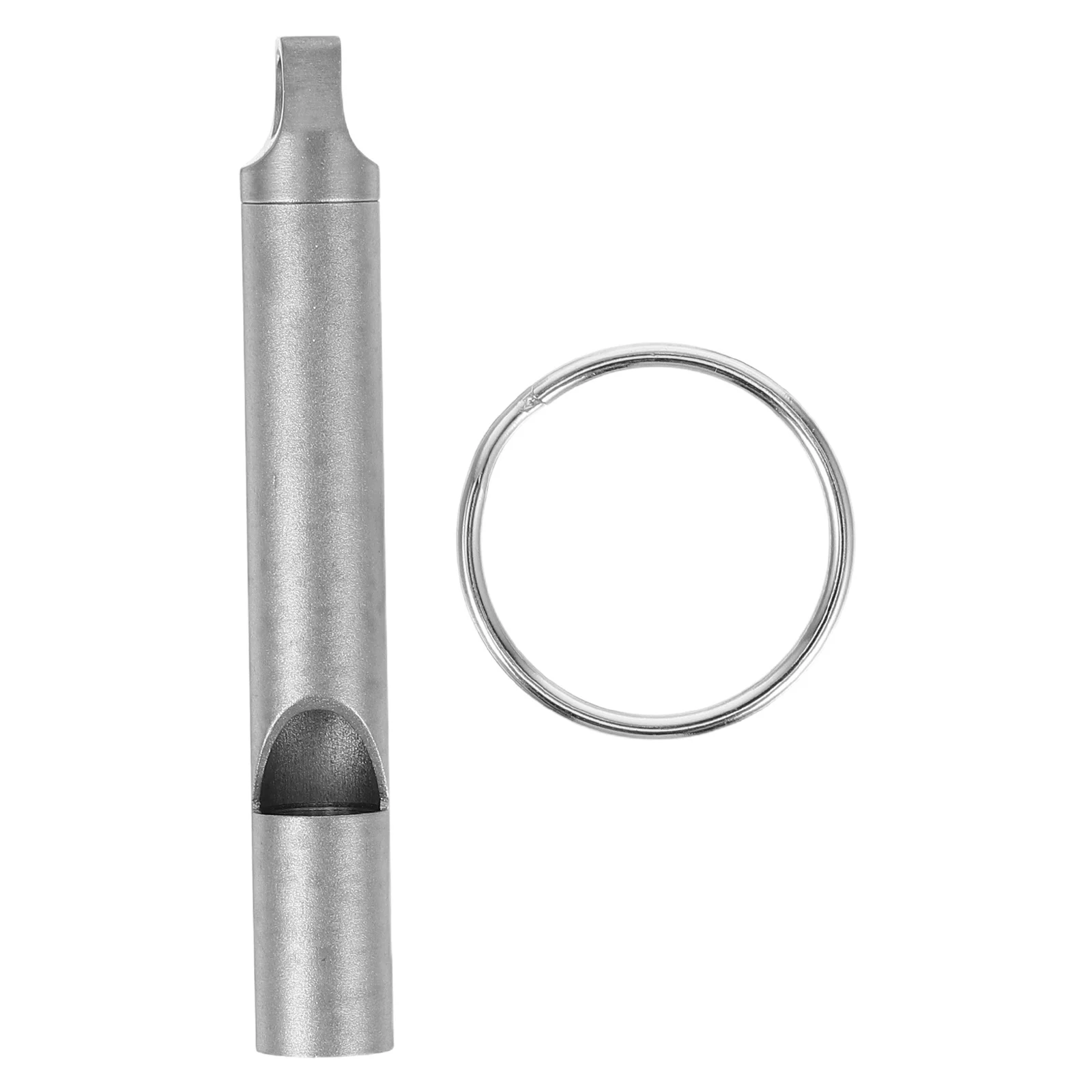 Przenośny gwizdek alarmowy do użytku na zewnątrz, mocny sygnał survivalowy do wędrówek, biwakowania, ratownictwa, treningu, wielofunkcyjny metalowy gwizdek.