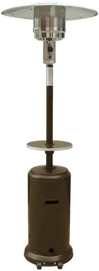 Hiland-HLDS01-CGT-Tall Patio Heater, Hammered Bronze Finish