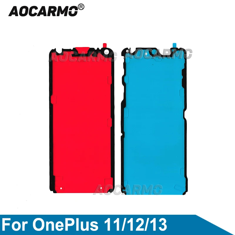 

Aocarmo для OnePlus 11 12 13 13R 1 + 12 передний клейкий ЖК-экран, водонепроницаемая наклейка, замена клея