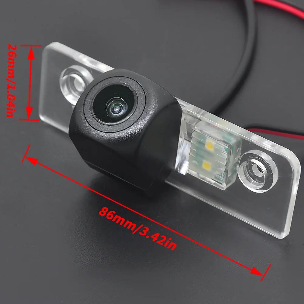 170° HD 1080P AHD Fisheye Vehicle Rear View Reverse Parking back up Camera for Skoda Octavia Tour Fabia Night waterproof Camera