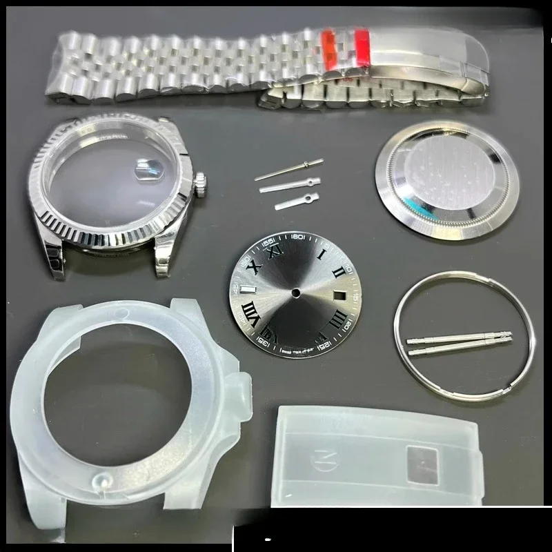 Assemble watch accessories Case adapts to Swiss ETA2824 2836 3235 movement 904 steel case cover 41MM