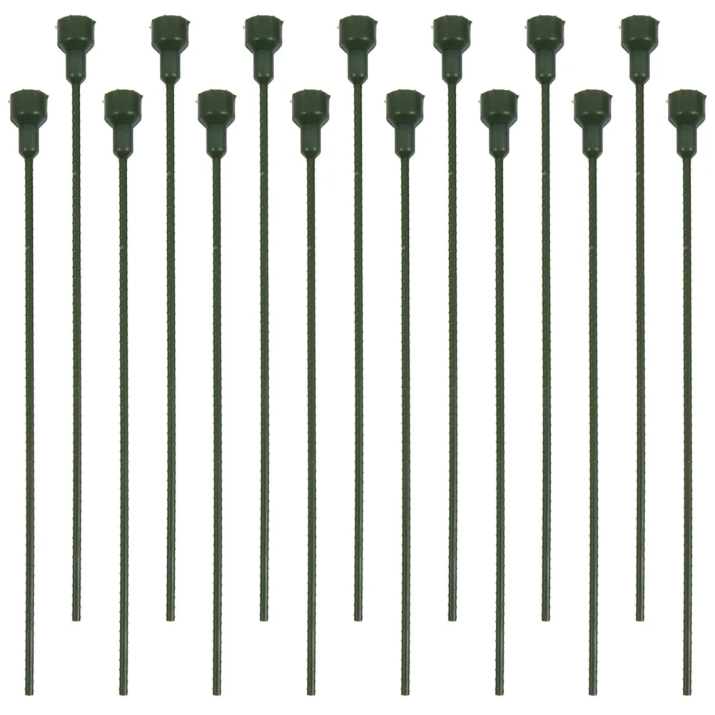 15 قطعة أنابيب المياه البلاستيكية زهرة 15 سنتيمتر ملحقات الجذعية المرنة Diy بها بنفسك ترتيبات الأزهار لوازم الديكور الزفاف #2