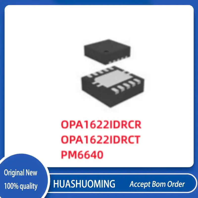 5Pcs/Lot OPA1622IDRCR OPA1622IDRCT OPA1622I OPA1622 O1622 01622  QFN-10 VSON  PM6640 ST6640 6640