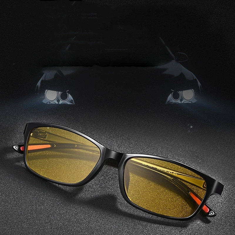 Men Luxury Design Square Myopia Glasses Male Driving Fishing Eye Protection Near Sight Eyewear Ultra Light Nigh Vision Goggle