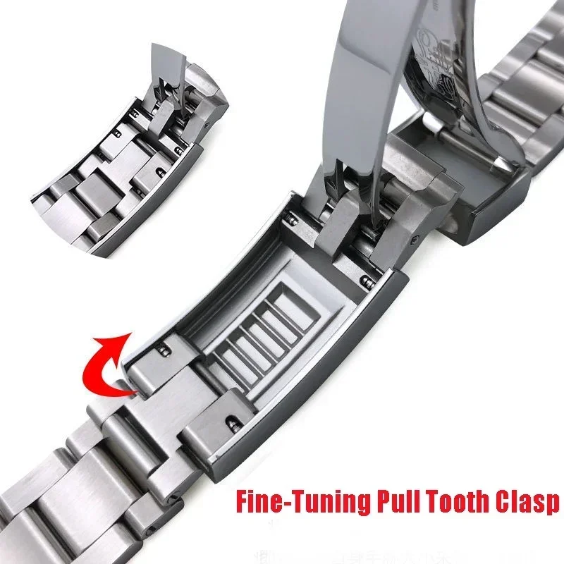 21mm 20mmPerpetual Submariner Seiko NH35 cinturino per orologio da polso cinturino in acciaio inossidabile massiccio per Rolex Daytona Oyster