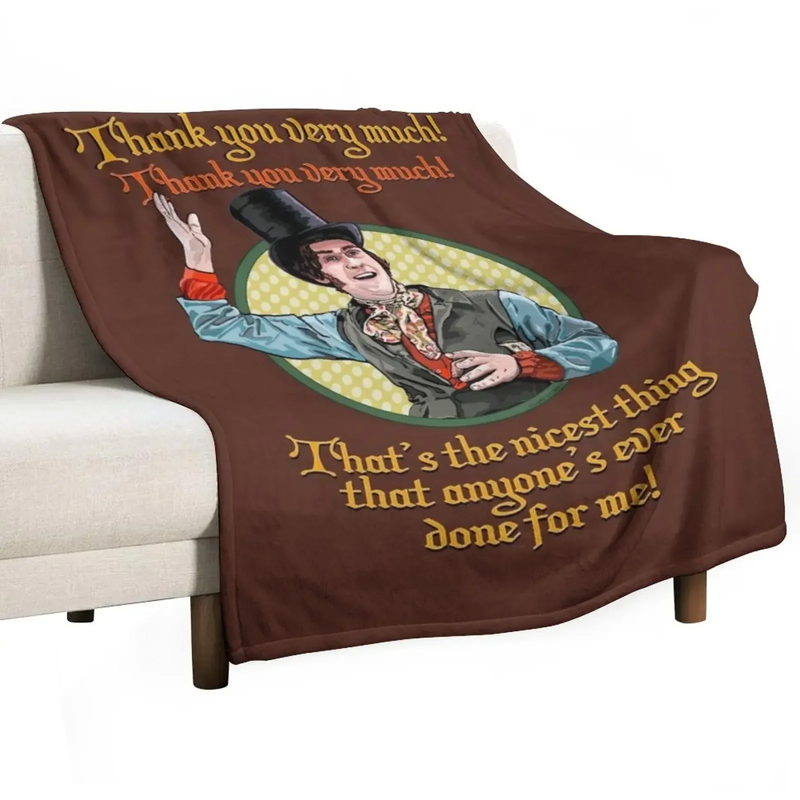 Tom Jenkins- Thank you Very Much Throw Blanket For Sofa Thin halloween christmas decoration Travel Blankets