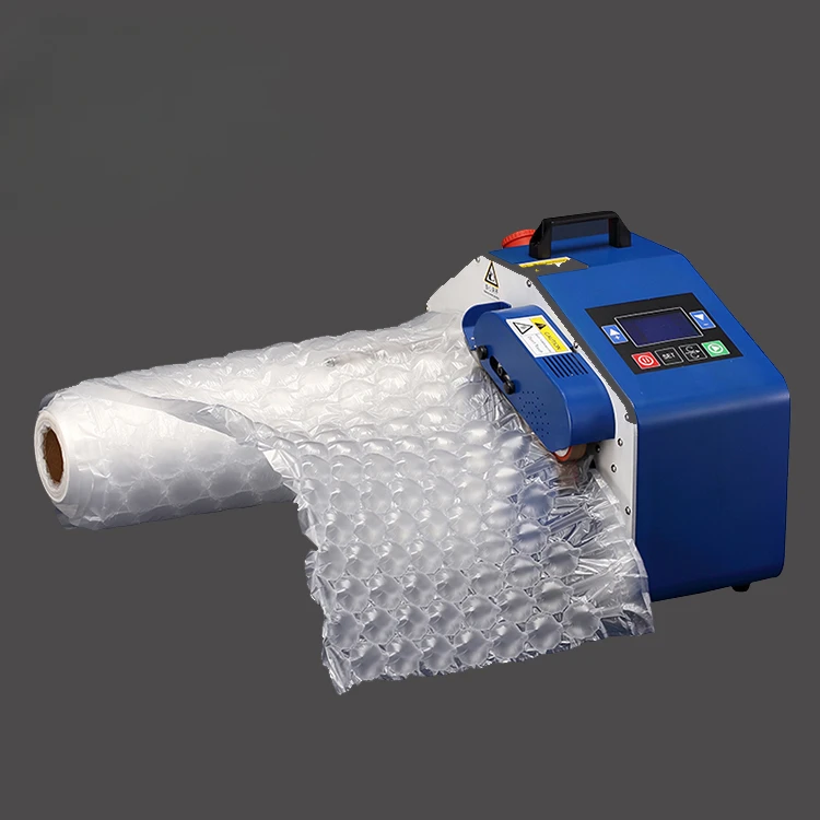 Top quality great after sale service inflatable packaging air cushion bubble making machine