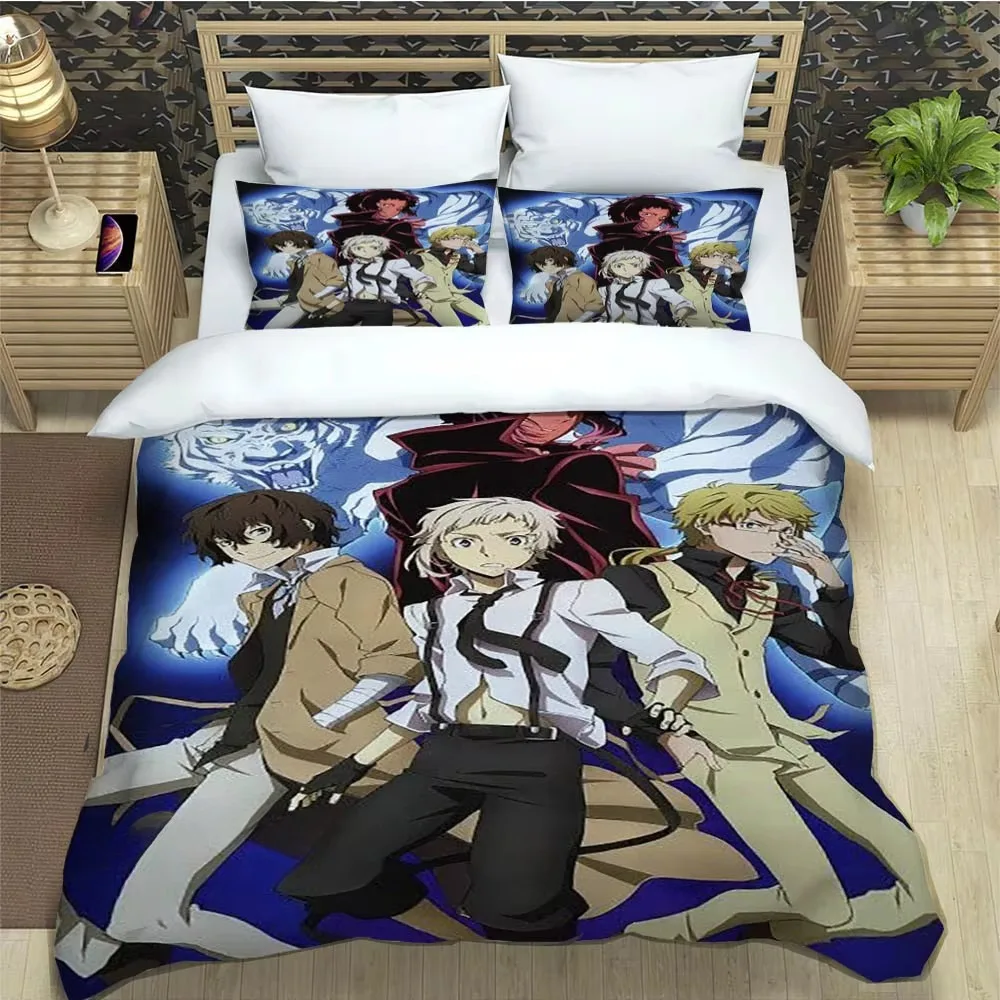 Cartoon bungou stray dogs Bedding Sets Nakahara Chuuya  duvet cover Single Twin Full Queen King Size