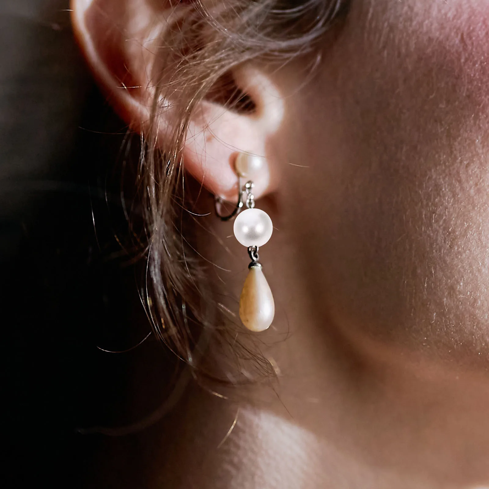 

200Pcs Pearl Beads Durable Straighthole for Jewelry Making DIY Craft Bracelets Necklaces Elegant Pearl Bead Supplies