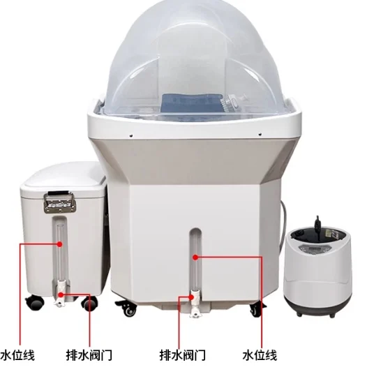 Hair treatment shampoo bed water circulation fumigation removable hair treatment shampoo basin beauty salon special shampoo arti