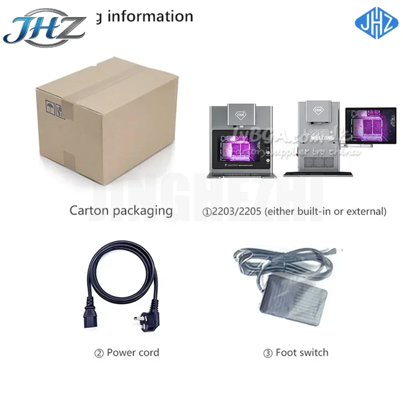 JHZ for LY TBK R2203 R2205 Intelligent Infrared Thermal Laser Desoldering BGA Rework Station Welder 10 Inches 45W Temperature 50