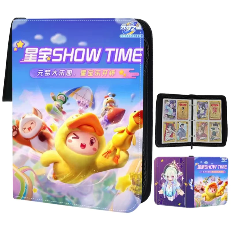 

Star of Yuan Meng 400 шт., игровой периферийный переплет, альбом, книга, игровая коллекция карт, держатель для визитных карточек, детские игрушки, подарки