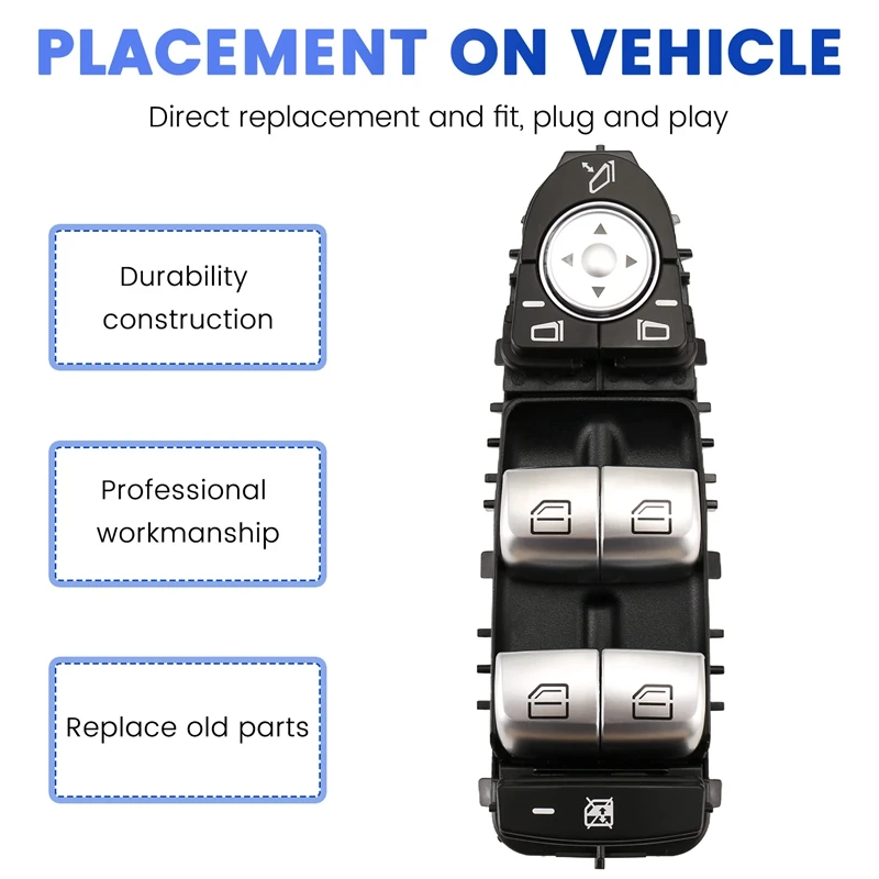 2059056811 A2059056811 Car Engine Electric Window Switch Button For Mercedes - Benz W205 W213 X253 C253 W222 C217 A217