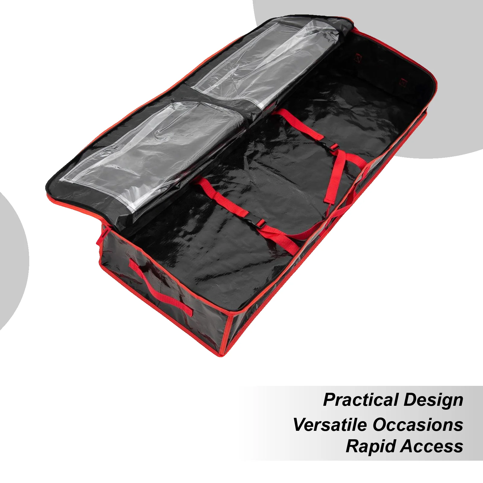 

Большие сумки для хранения упаковочной бумаги с ручками, органайзер для упаковочной бумаги с внутренними карманами для дома, под кровать, в подвал