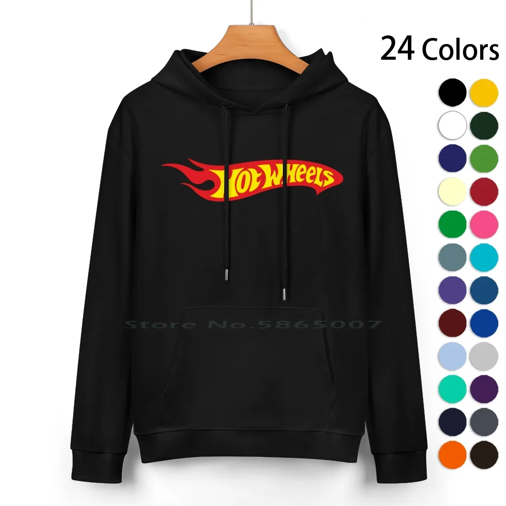 

Pure Cotton Hoodie Sweater 24 Colors Logo Vintage Trending Hot Rod Cars Retro Automotive Racing Classic Toys Funny Vert Wheeler