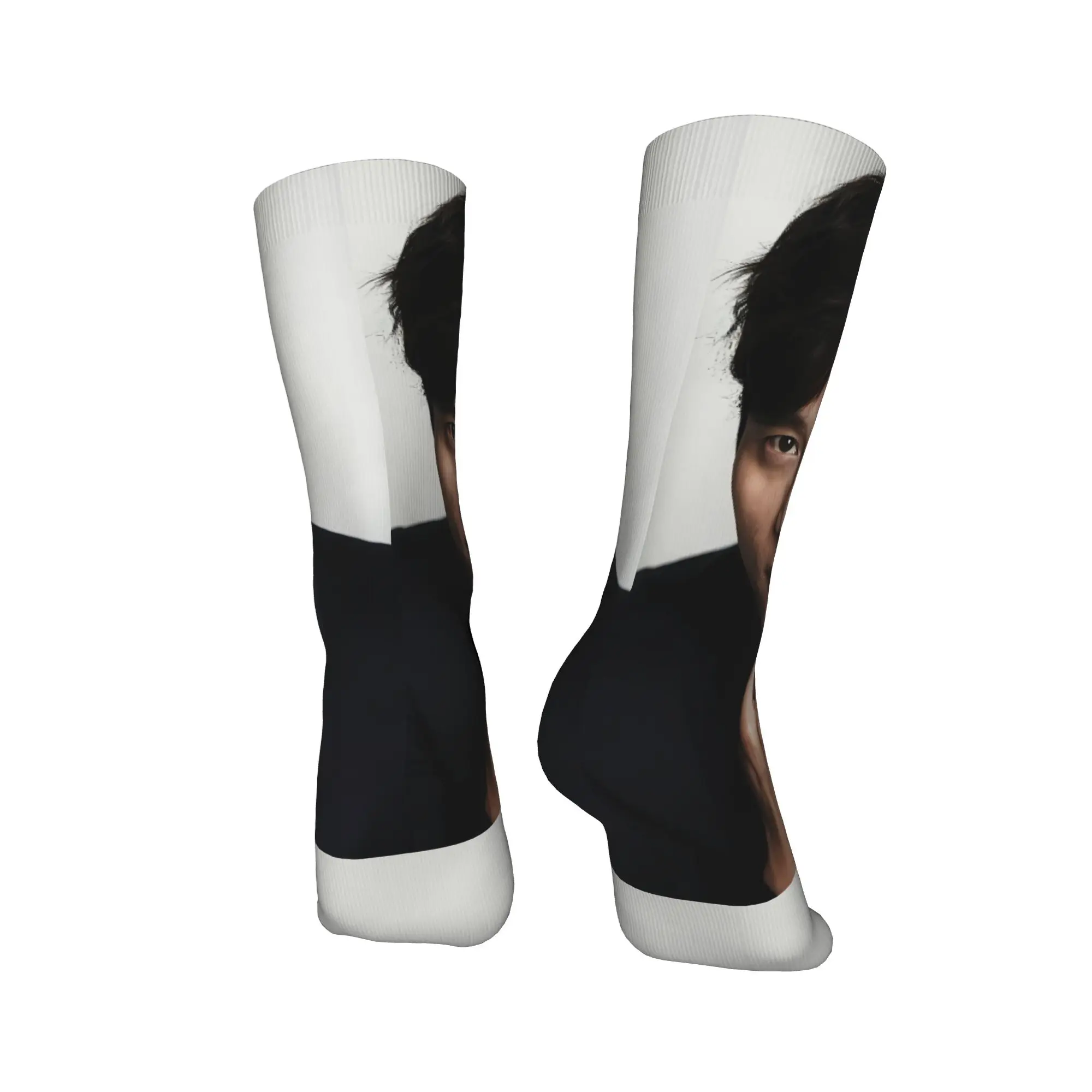 لي بيونغ هون جوارب الرجال الجوارب عالية الجودة الجوارب غير رسمية الربيع سكيت عدم الانزلاق جوارب مطبوعة هدية عيد ميلاد #4