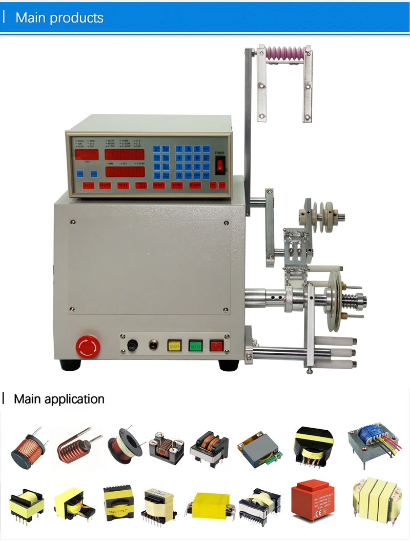 Picture 5: LYBGA 810  High Quality New Computer Transformer C Automatic Coil Winder Winding Machine For 0.03-1.2mm Wire 220V 110V 400W