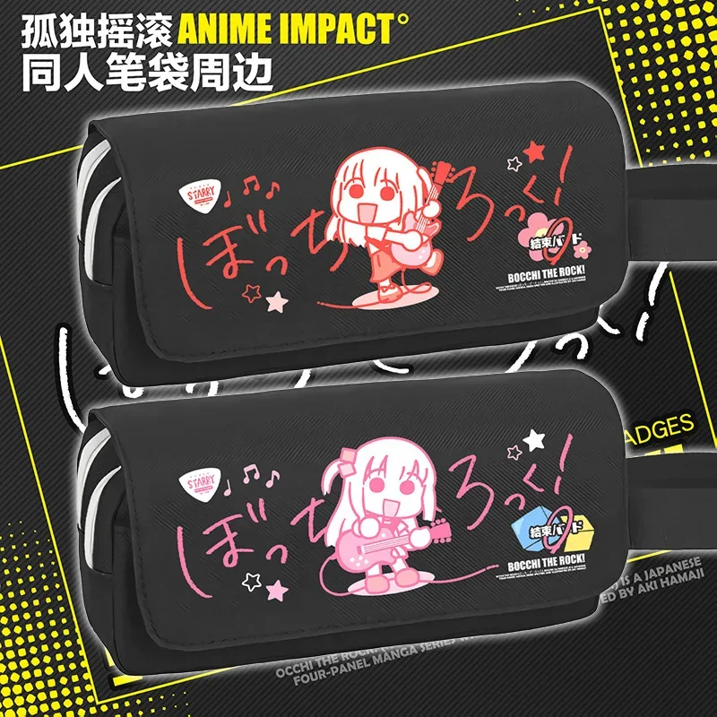 

Anime BOCCHI THE ROCK! Cos Yamada Ryo Kita Ikuyo Hitori Gotoh Ijichi Nijika Canvas Pre-sale Storage Stationery Pen Bag Gift