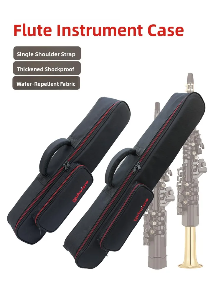 

YDS50/20/28C Saxophone Bag Thiened Single oulder Portable Flute Tube Bag Instrument Accories