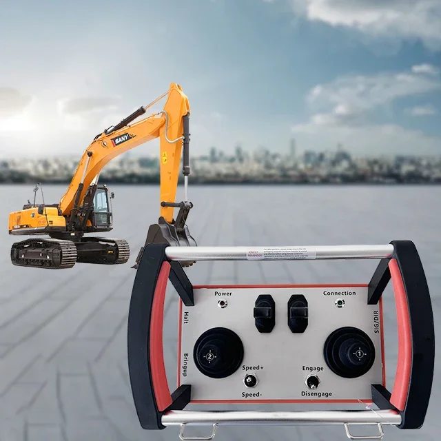 عصا تحكم لاسلكية مقاومة للماء للتحكم عن بعد لآلات حفارة البناء #5