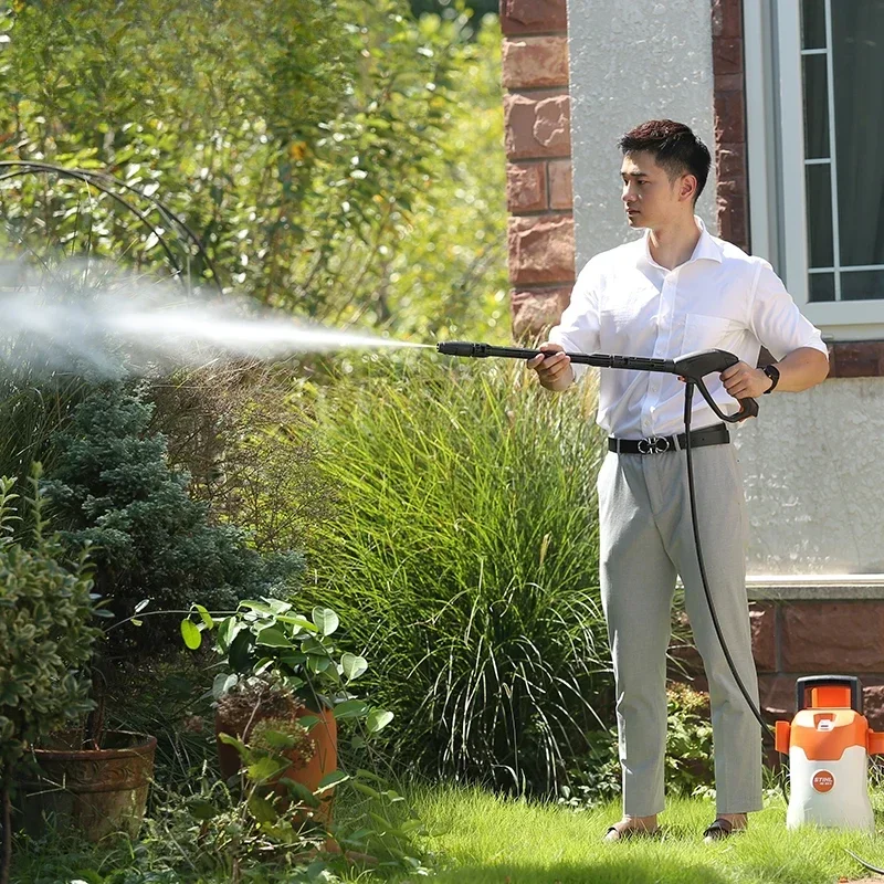 

High pressure water gun household car washing machine 220v high pressure washing machine high power water pump RE80X