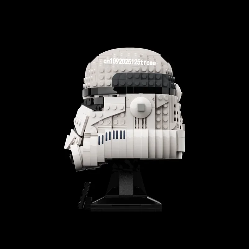 New 877Pcs Famous Star Battle Movie Moc Character Helmet Phase Diy Creative Ideas toys Birthday Gifts Christmas Custom Puzzles