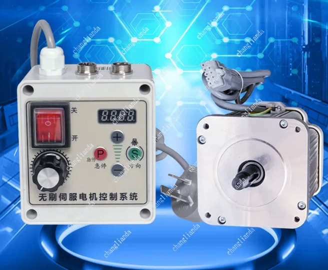 Bouton de servomoteur sans balais 550w/750w/1100w 220v, contrôle de vitesse, ponceuse à bande, machines à bois, scie à lettres