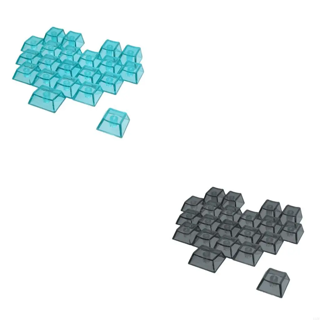 462E Heart Themed Keycaps Set 21 Keys Construction For Typing Comfort