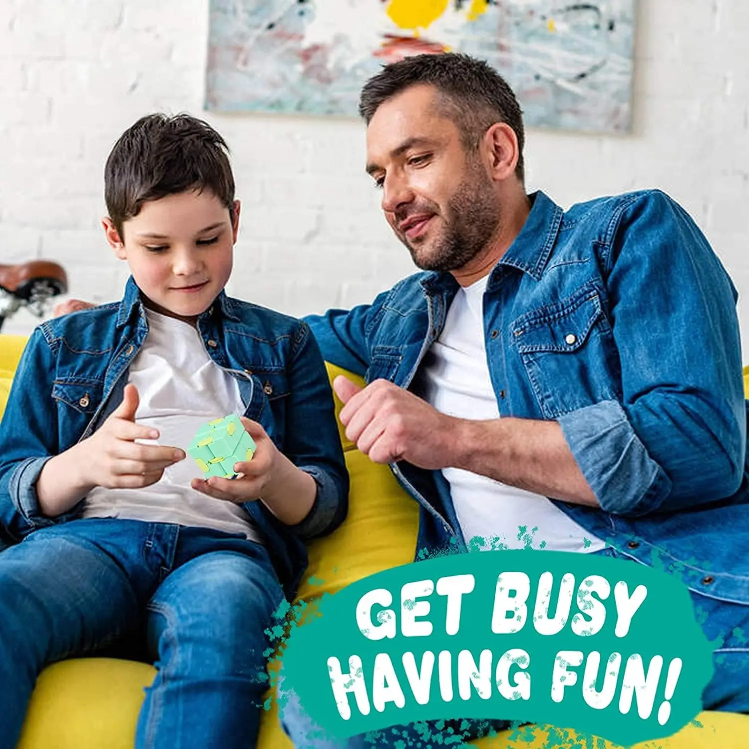 1-4 個マジックパズルキューブ抗ストレス解消おもちゃ大人のための不安解消無限フリップキューブ感覚おもちゃ子供クリスマスギフト