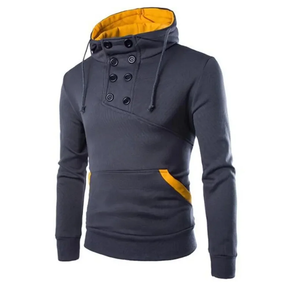 Sudaderas con capucha para hombre Jersey Primavera Otoño Slim Fit Tops Sudadera Blusas casuales para hombre Sudadera con capucha