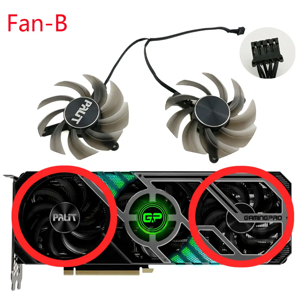 NEW Original 83MM RTX 3070 3080 GPU Fan，For PALIT RTX 3090 3080TI