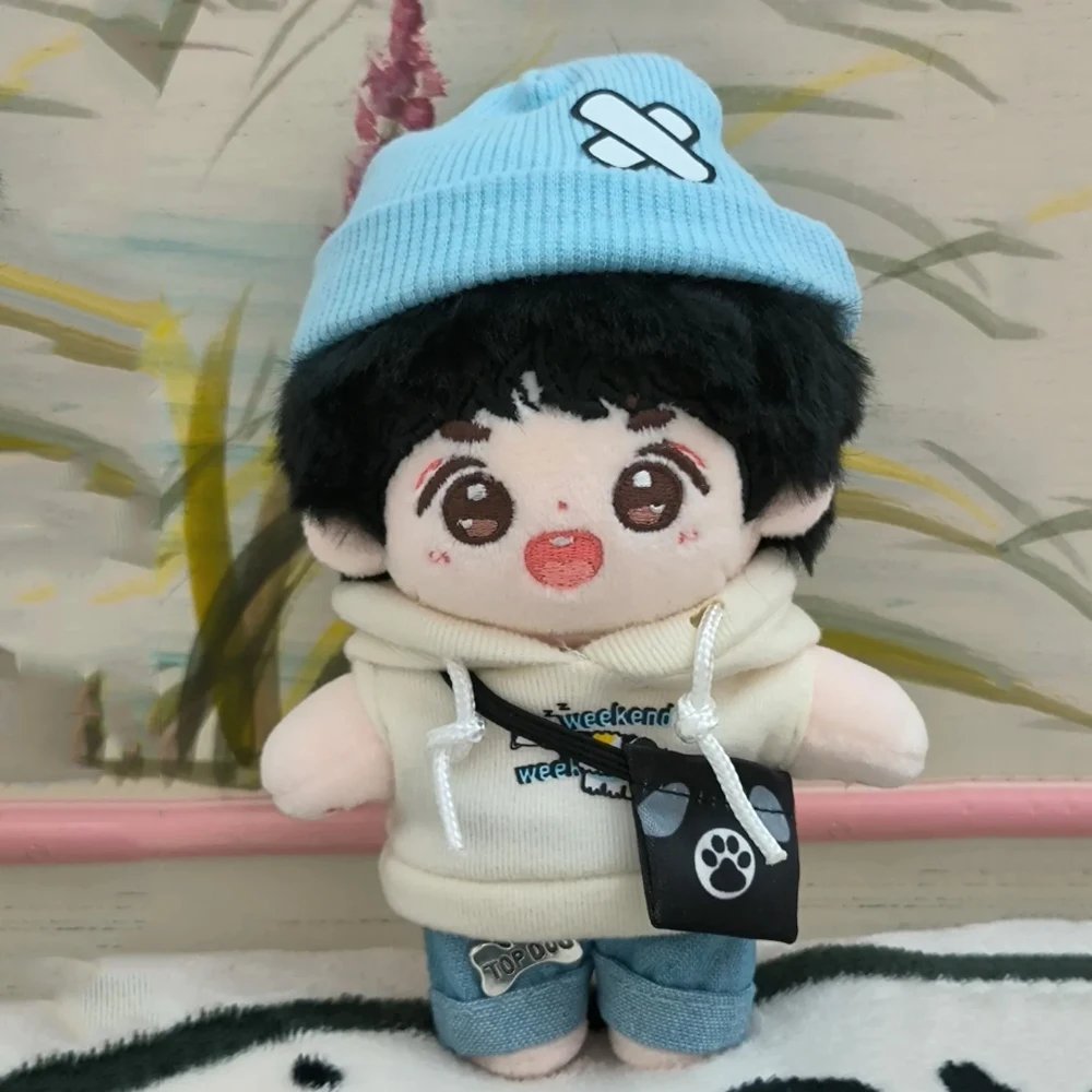 

1 комплект одежды «сделай сам», толстовка с капюшоном для собак, 10 см, хлопковая одежда со шляпой, комплект одежды для щенков, маленькая сумка, милый комплект одежды из хлопка 10 см