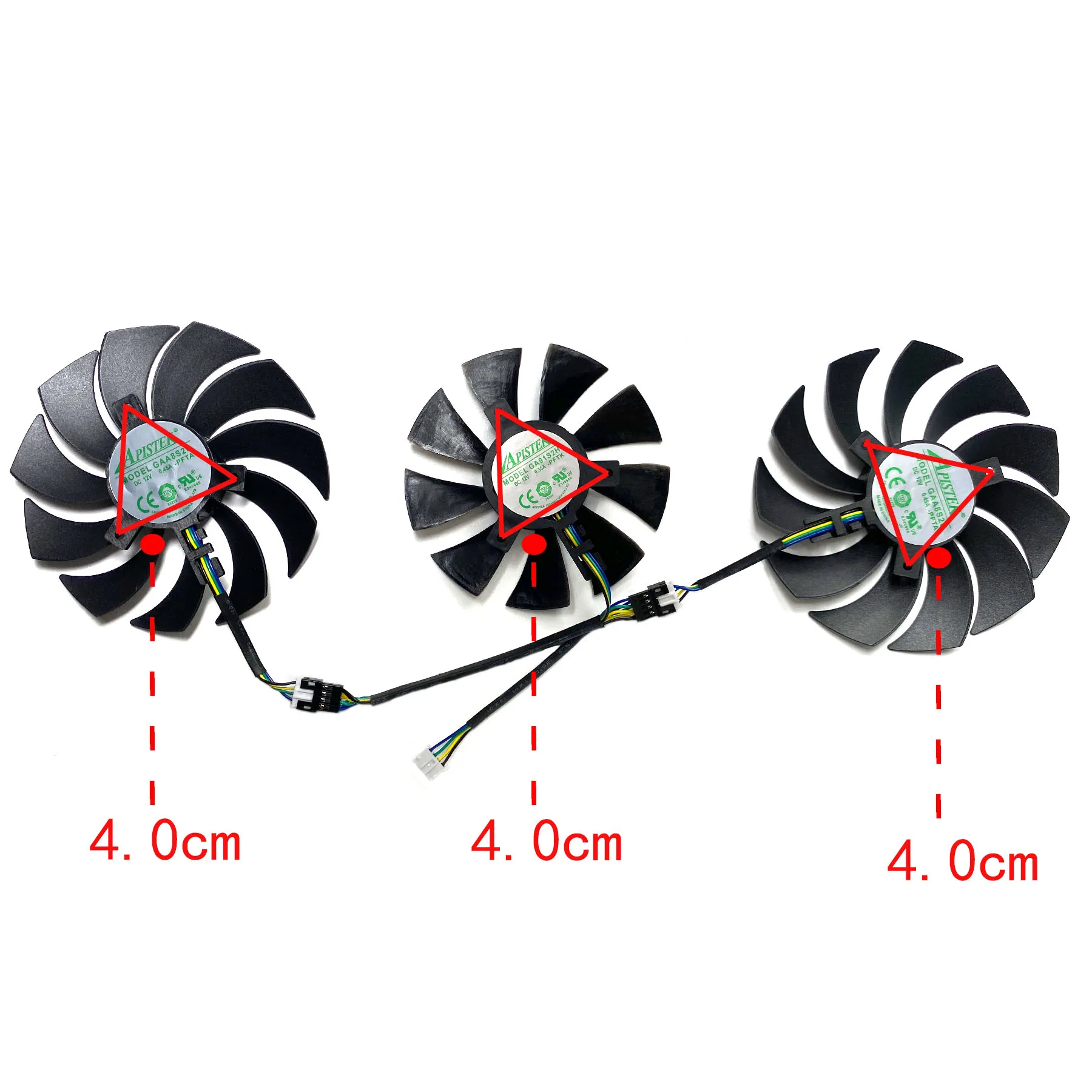 Nuovo per DATALAND Radeon RX5600XT 5700 5700XT X-Serial War ventola di ricambio per scheda grafica