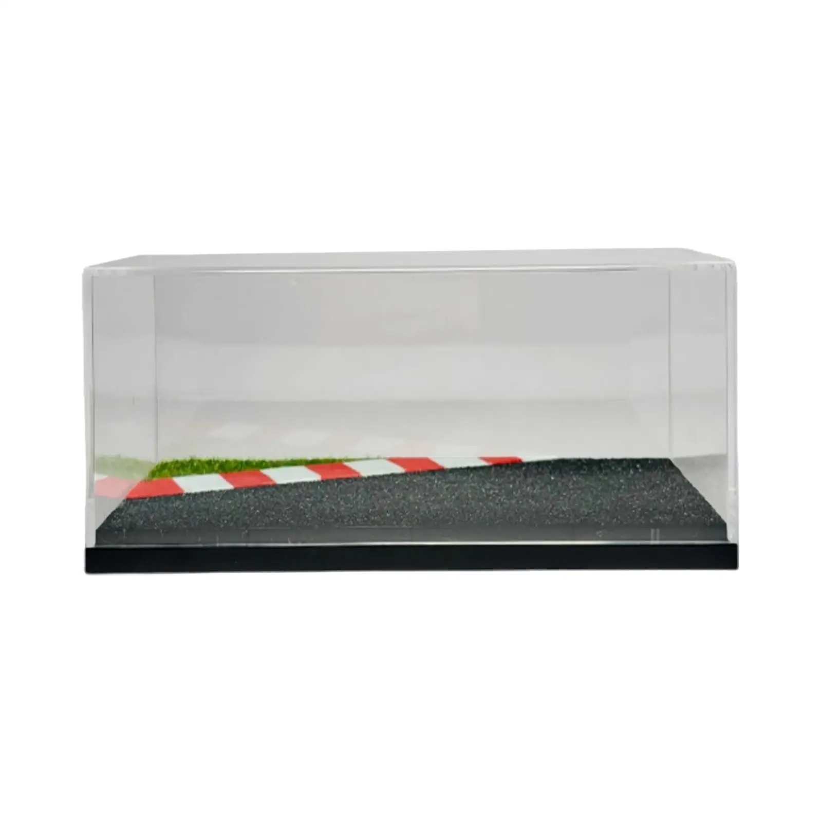 1/64 Modello di veicolo Vetrina Realistica Decorazione acrilica Ornamento Macchinine Organizzatore di stoccaggio Scena di parcheggio per auto in lega