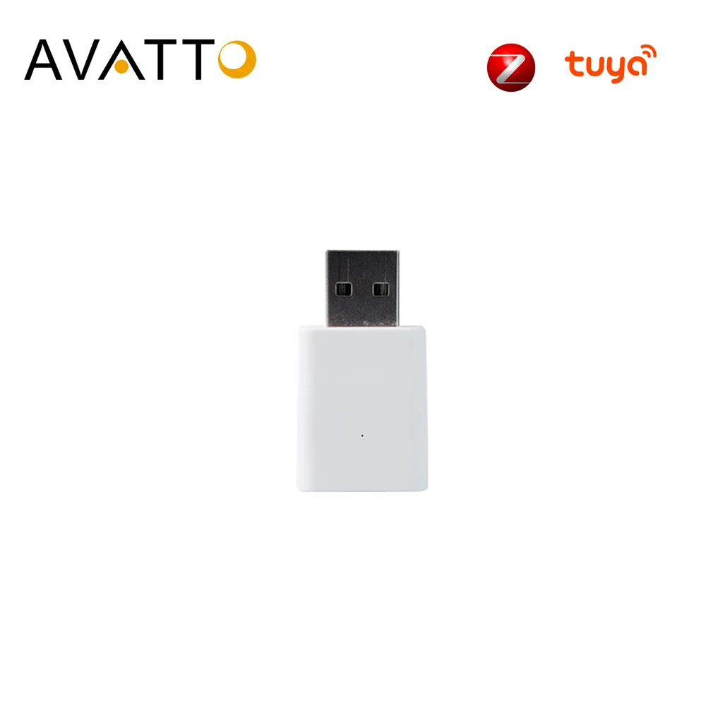 AVATTO Tuya ZigBee 3.0 regenerator sygnału przedłużacz USB do inteligentnego życia, urządzenia 20-30M Zigbee Mesh Home Assistant Deconz Automation