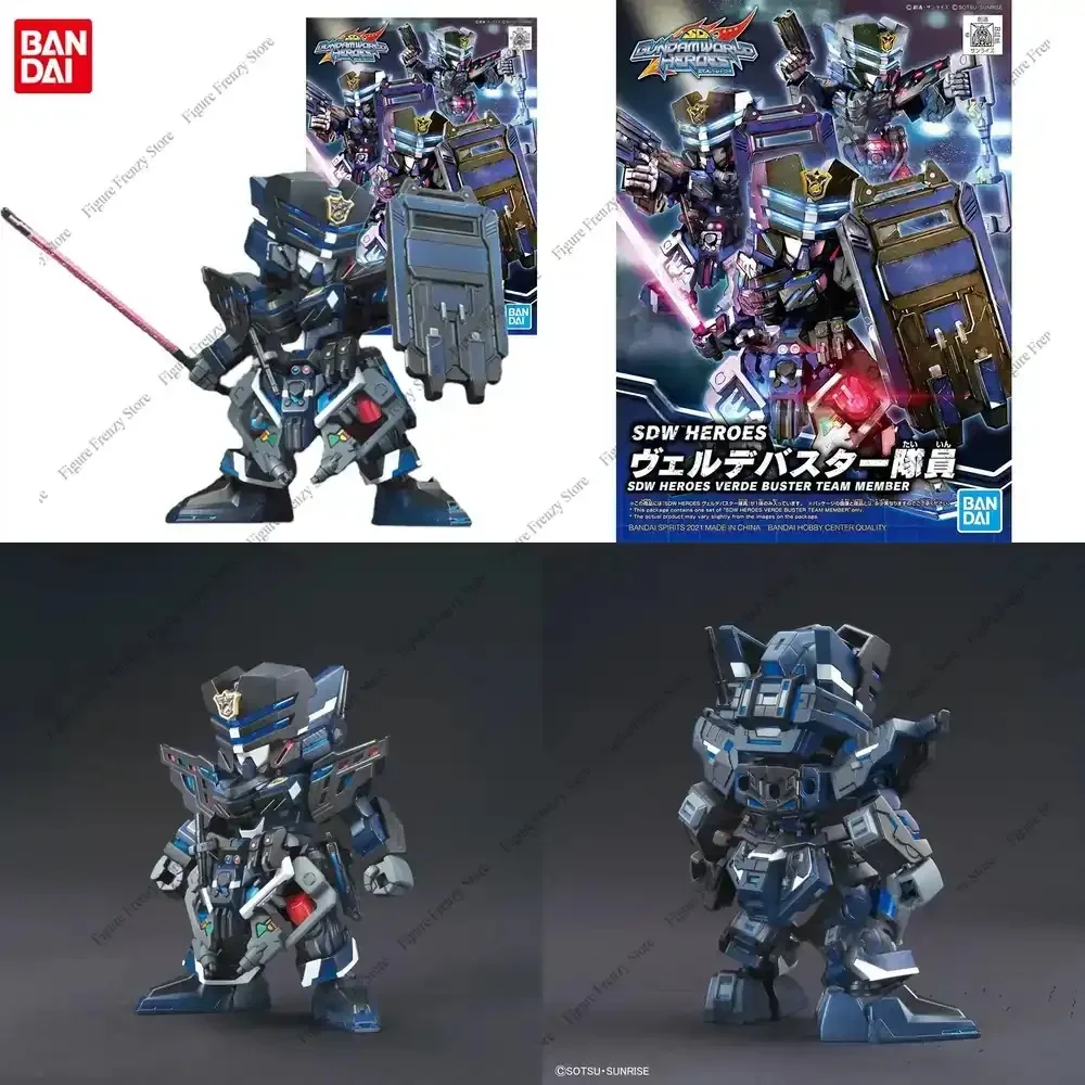 

Special Offer Bandai Genuine Gundam Model Kit Anime Hand-Run SDW Heroes Never Buster Team Member Gunpla Action Figure Toys