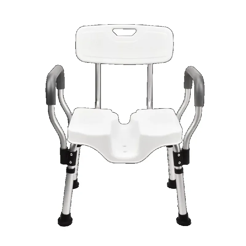 Wholesale Aluminum Height Adjustable Backrest Safety Disabled Elderly Bathroom Shower Chair