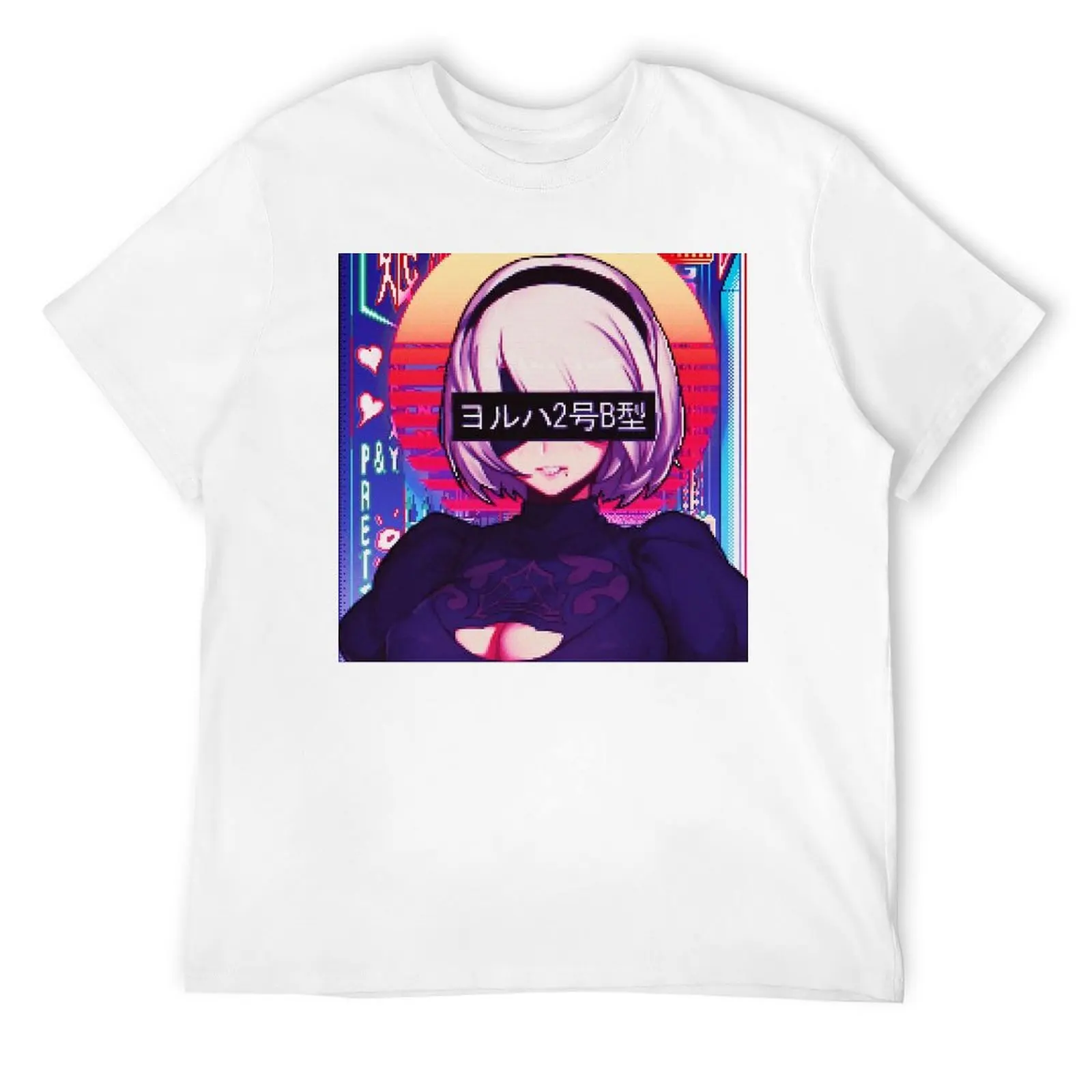 Harajuku 【 Ｓａｄｂｏｙｓ ＹｏＲＨａ Ｎｏ．２ Ｔｙｐｅ Ｂ Ｖａｐｏｒｗａｖｅ Ａｅｓｔｈｅｔｉｃ．ｐｎｇ】 Pin T-shirt  Sport Tshirt Cute Cool Travel USA Size