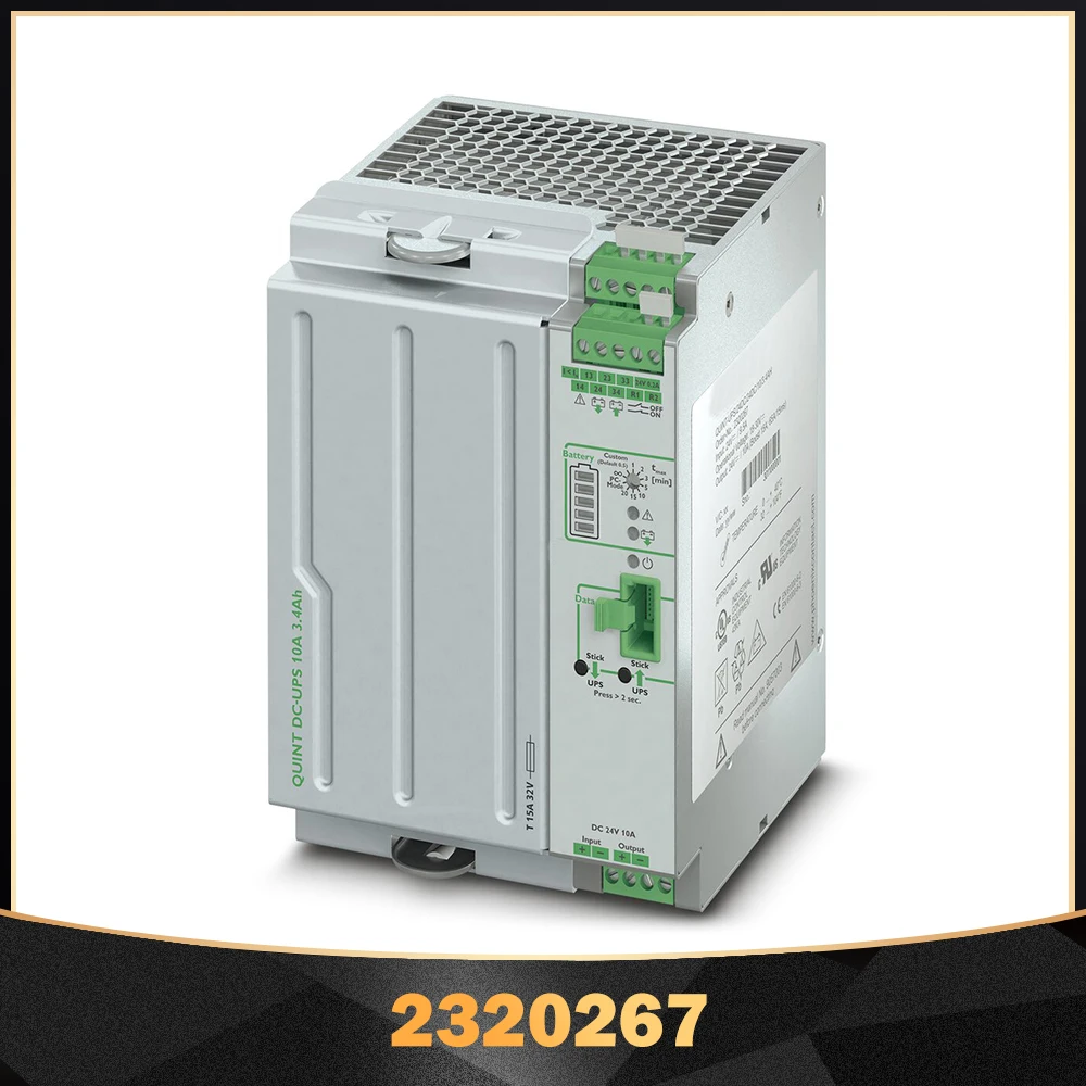 New For Phoenix QUINT DC-UPS 24VDC/10A Uninterruptible Power Supply QUINT-UPS/24DC/24DC/10/3.4AH 2320267