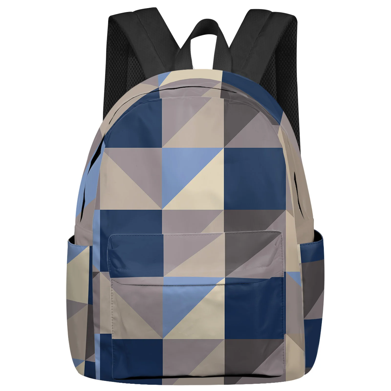 

Geometric Triangle Feminina Backpacks Teenagers Student School Bags Laptop Custom Backpack For Men Women Female Travel Mochila