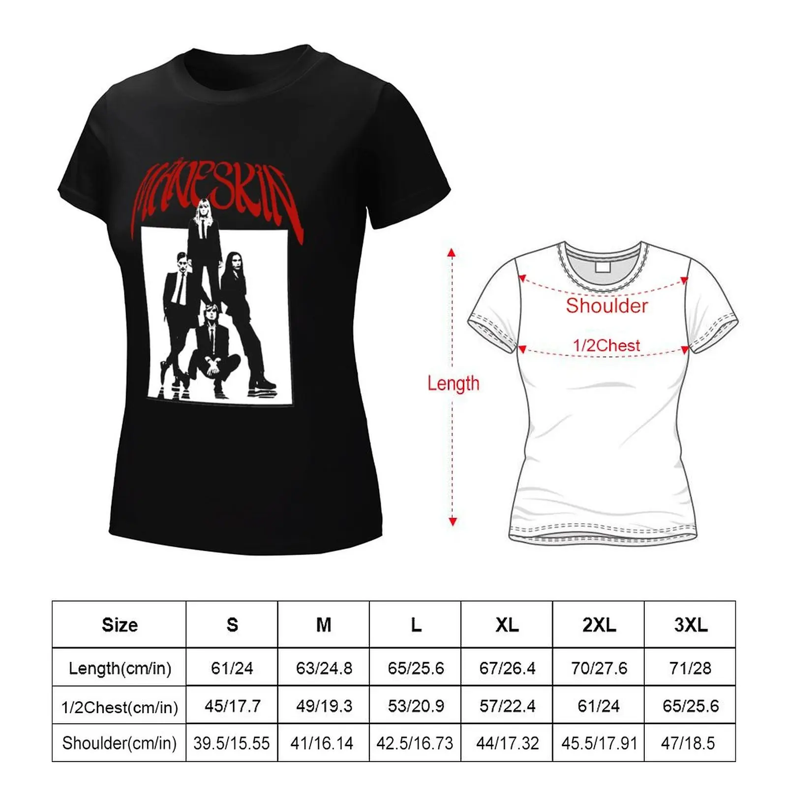 Maneskin Classic T-Shirt aesthetic clothes graphics plus size tops Women clothes