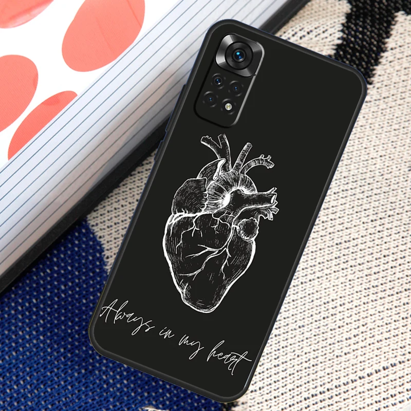 Medical Human Organs Brain Case For Xiaomi Redmi Note 12 11 10 9 8 Pro Note 8T 9S 10S 11S Redmi 10 10C 12C 9C Cover