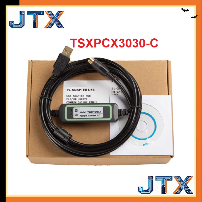 1PCS/LOT PLC programming cable communication data download TSXPCX3030-C TSXPCX3030