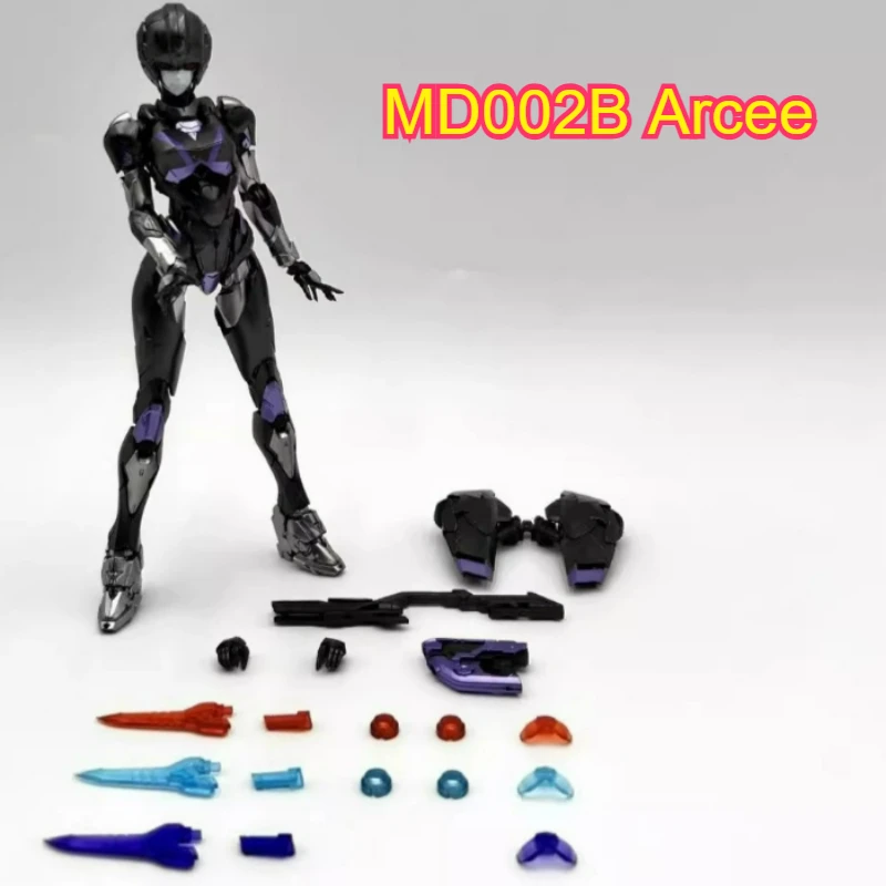 [Gerepareerde versie] MD002B Black Arcee Premium Painted Model Kit - 1:1 Originele Wind en Thunder Arcee Mecha Musume
