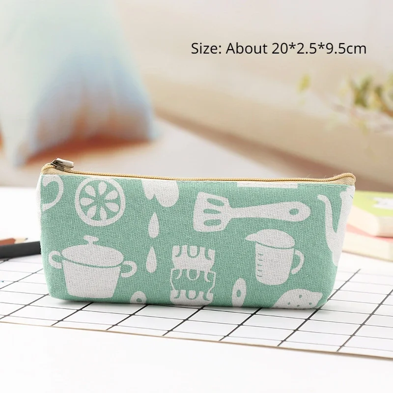 1Pcs Kawaii Pencil Case Small Fresh Print Gift Estuches School Pencil Box Pencilcase Pencil Bag School Supplies Stationery