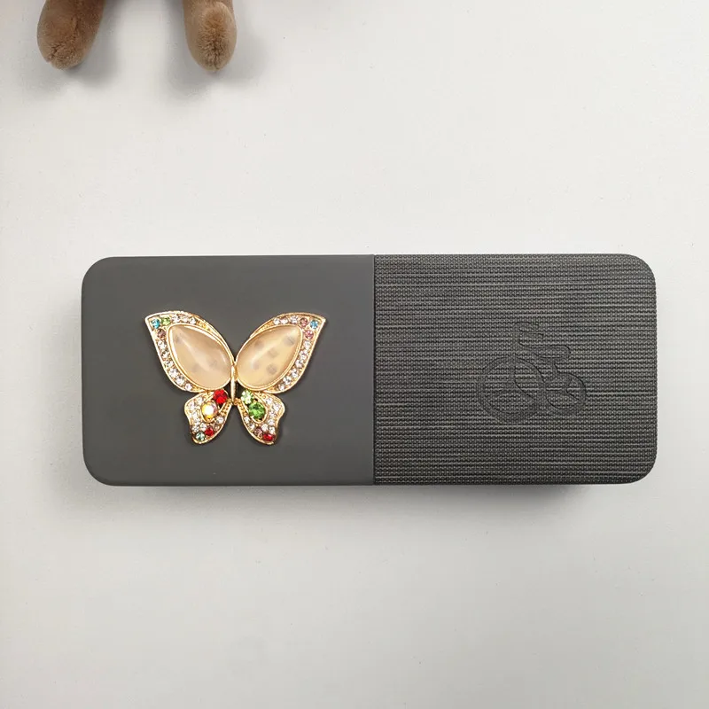 دائم مربع هارد شل نظارات حالة بسيطة الثعلب نمط نظارات حالة الإكسسوارات للنساء صندوق نظارات فتاة هدية B2