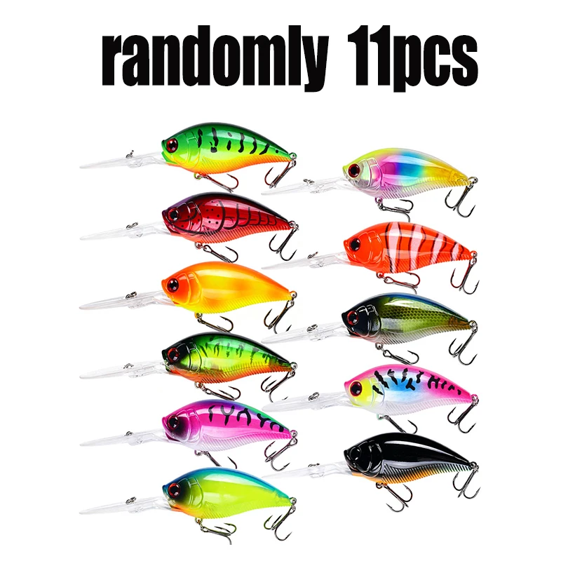 Hengjia 12,5cm 20,5g Crankbait Köder Angelköder Hecht Karpfen Angeln Künstlicher Hartköder Wobbler Crankbait Angelzubehör