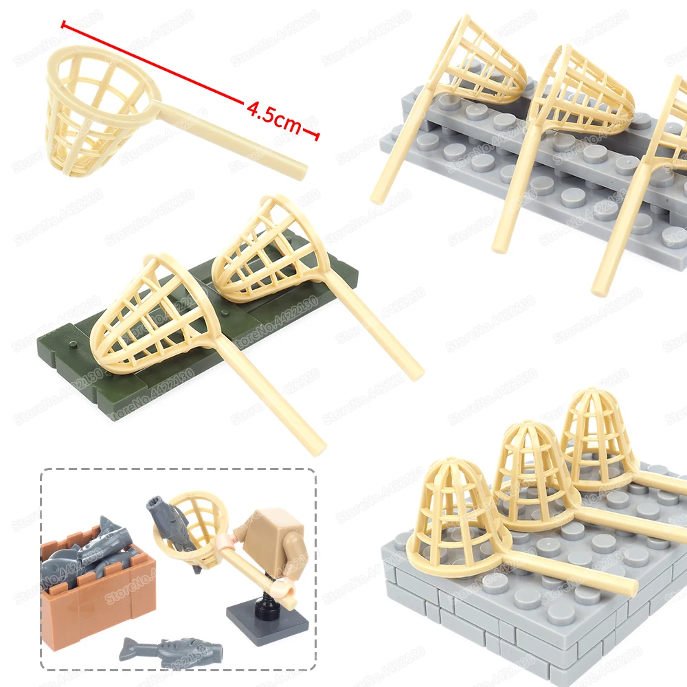 미니 네트 백 빌딩 블록 조립, Moc 캡처 도구, 그리드 피규어 장비, 모델 매치 장면 구성 요소, 어린이 선물, DIY 장난감